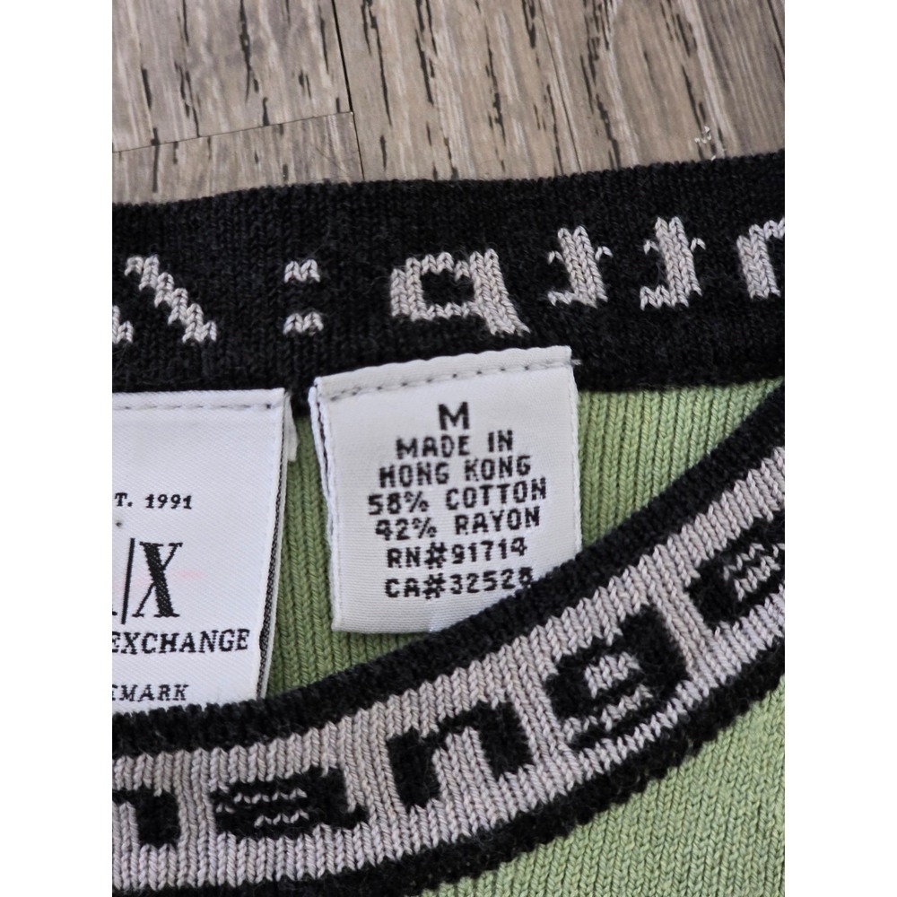 Armani Exchange Top Womens Size Medium‎ Y2K - Picture 4 of 8